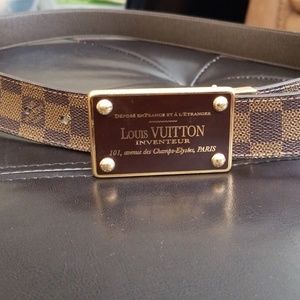 Louis Vuitton Damier Reversible Belt